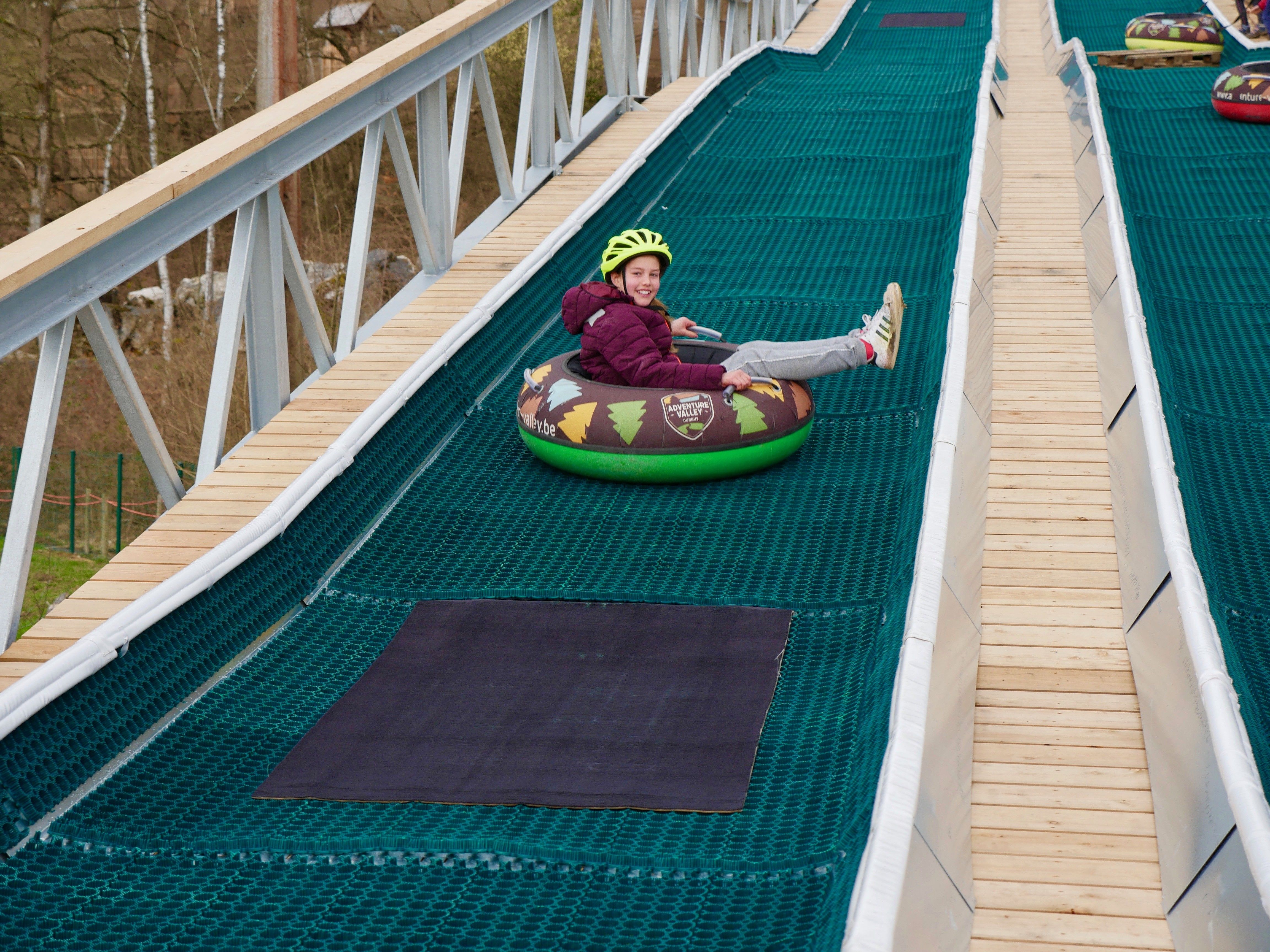 tubing slide Adventure Valley Durbuy