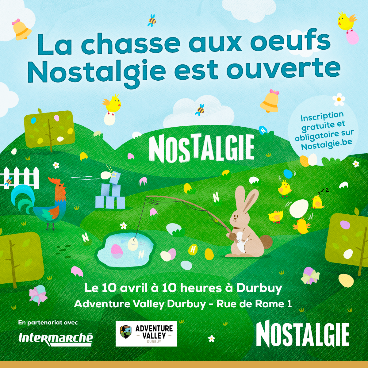 Nostalgie chasse aux œufs
