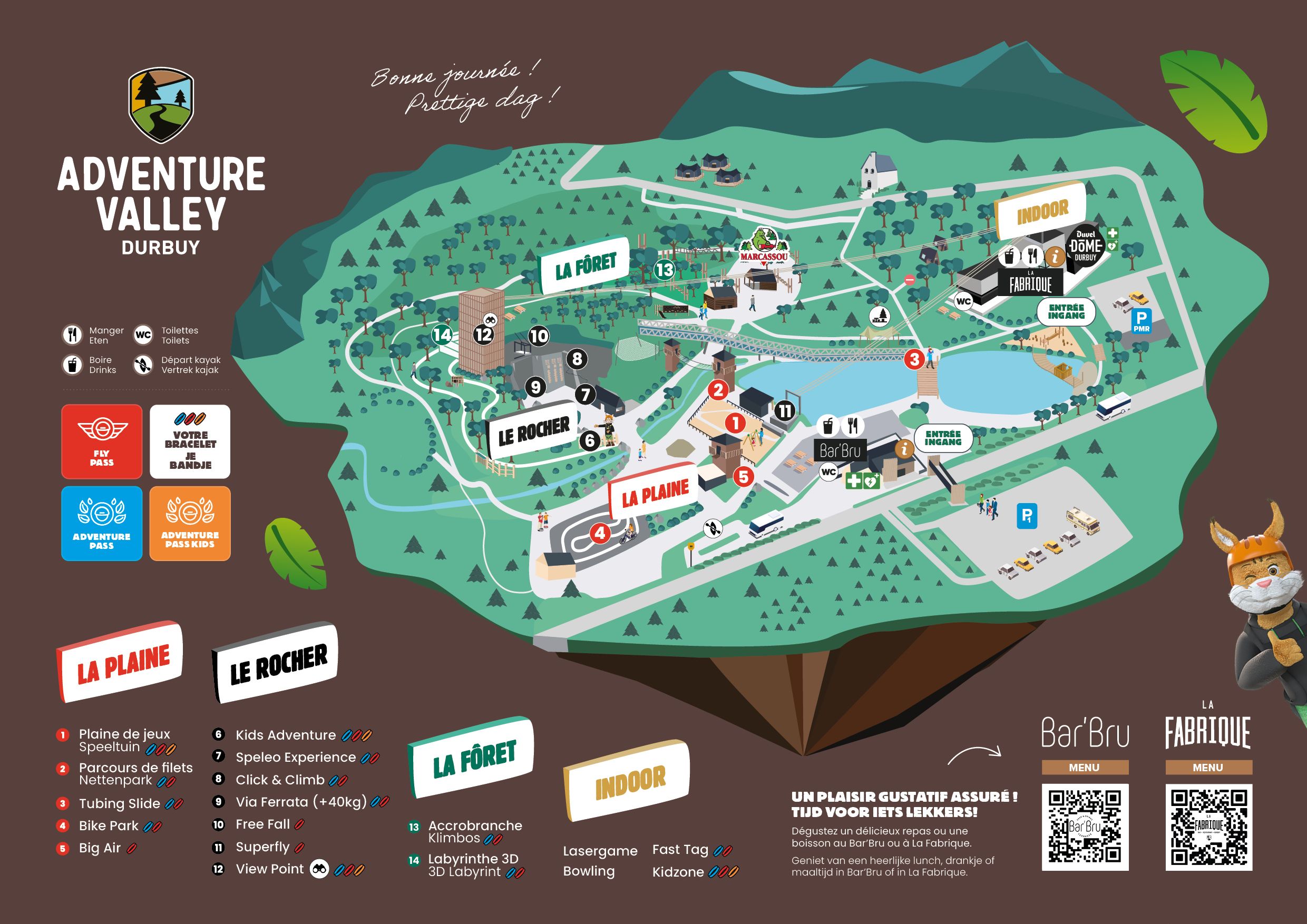 Plan du parc