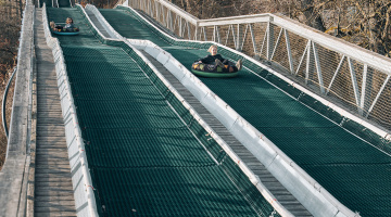tubbing slide durbuy