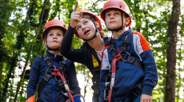enfants accrobranche