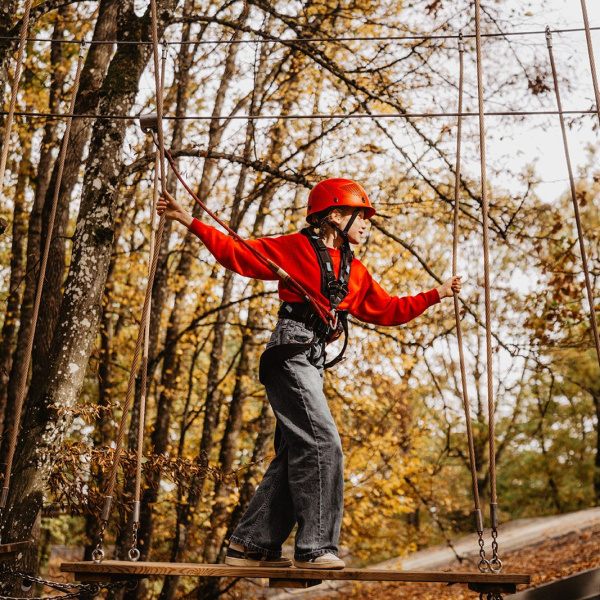 Accrobranche Automne