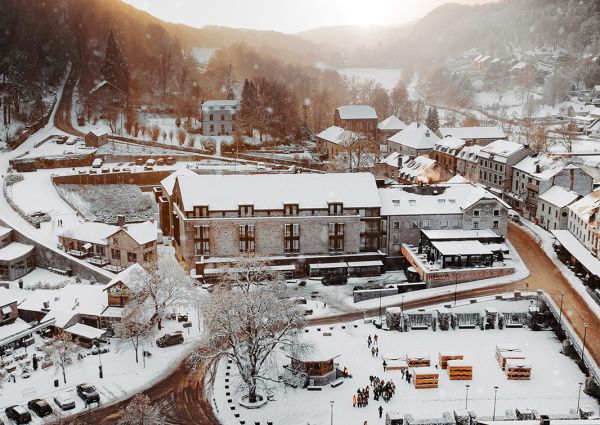 durbuy sous la neuge